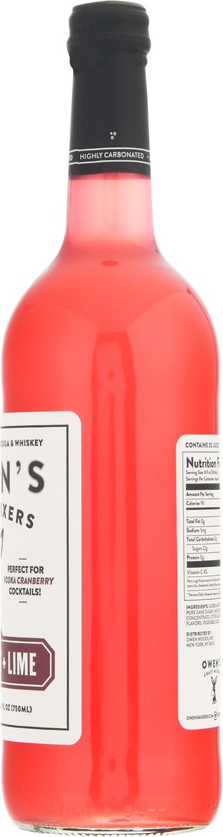 slide 11 of 12, Owens Craft Mixers Cranberry + Lime Cocktails Mixer - 25.4 fl oz, 25.4 fl oz