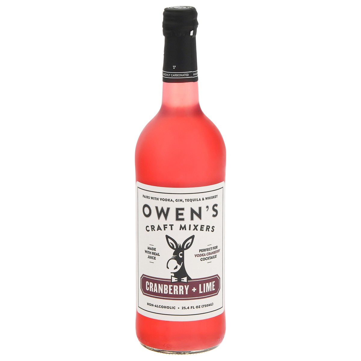 slide 1 of 12, Owens Craft Mixers Cranberry + Lime Cocktails Mixer - 25.4 fl oz, 25.4 fl oz