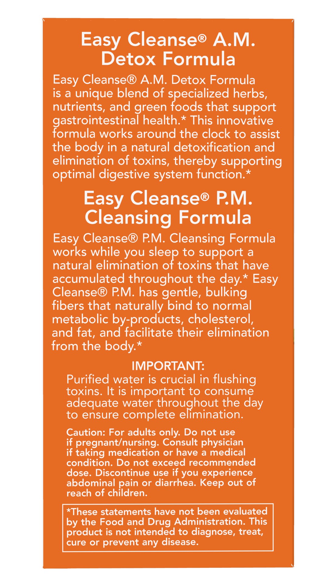 slide 2 of 4, NOW Easy Cleanse AM PM 120 Veg Capsules (2 Bottles with 60 each), 120 ct