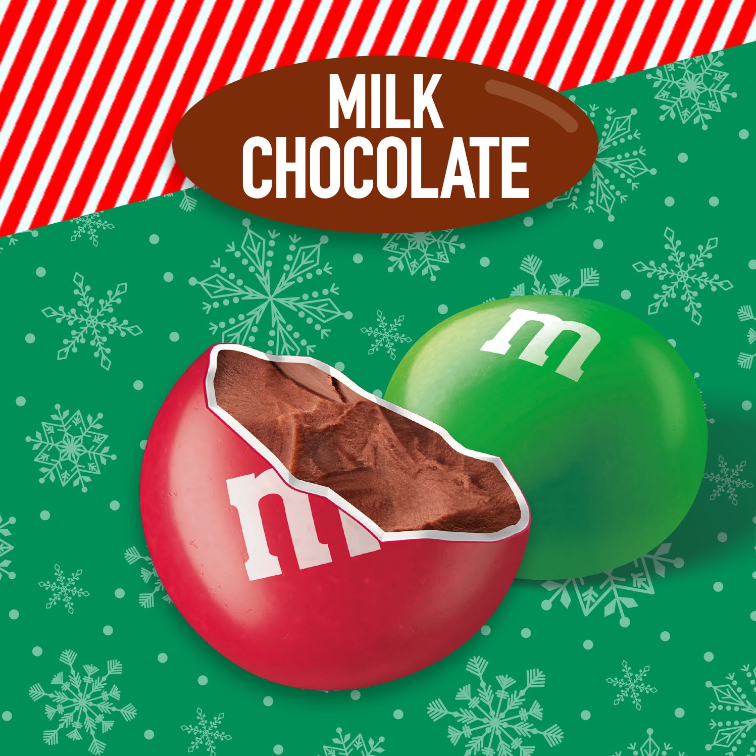 slide 6 of 8, M&M's Milk Chocolate Holiday Candy, 18oz Bag, 18 oz