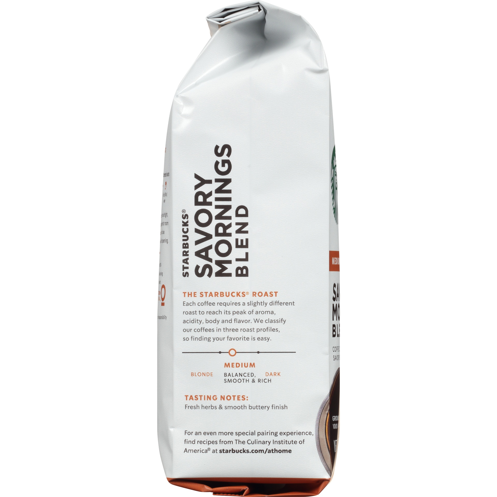 slide 4 of 7, Starbucks Ground Medium Roast Savory Mornings Blend, 12 oz