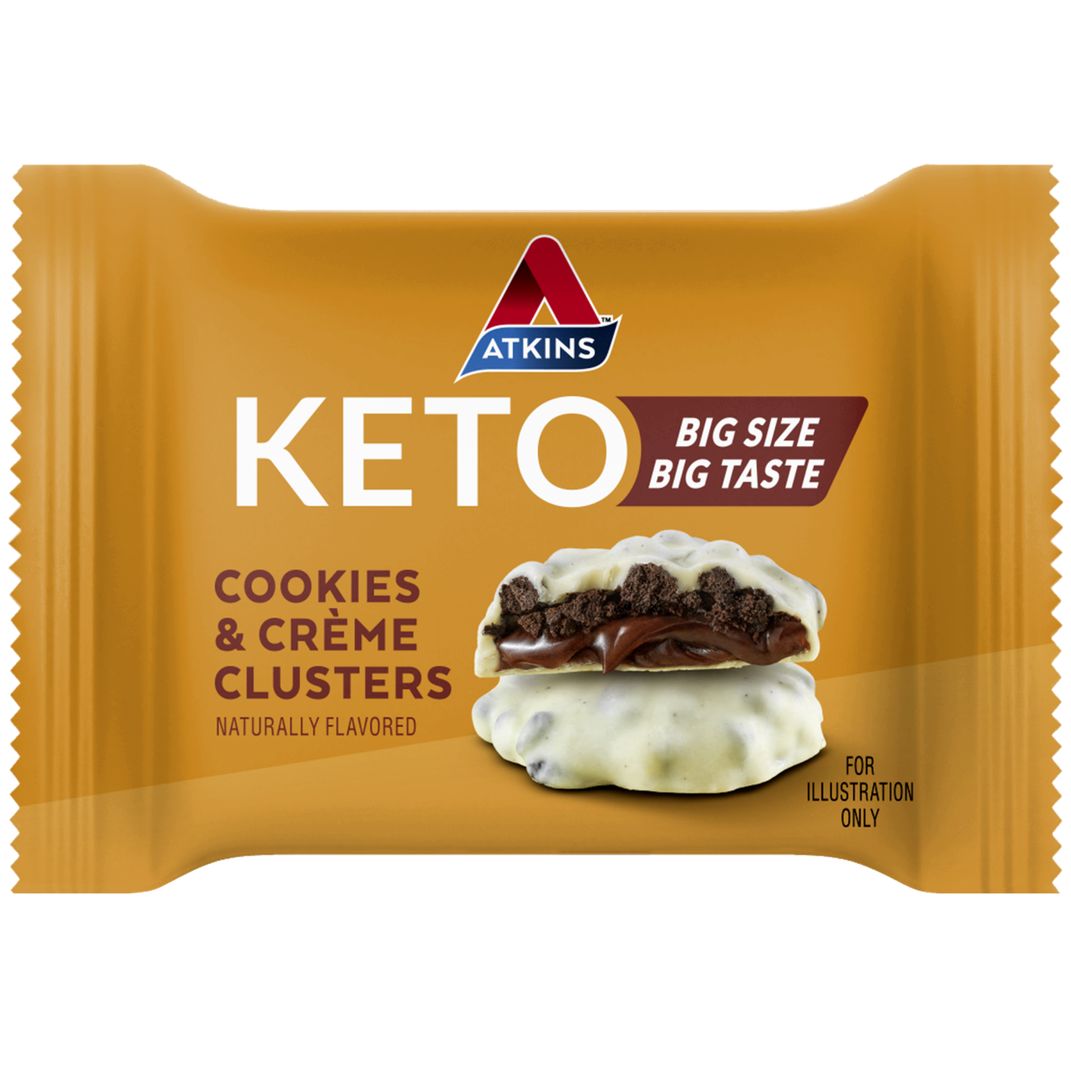 slide 4 of 4, Atkins Keto Cookies & Creme, 7.34 oz