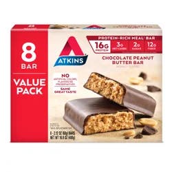 Atkins Protein Meal Bar, Chocolate Peanut Butter, Value Pack