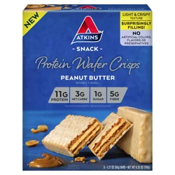 Atkins Protein Wafer Crisps, Peanut Butter