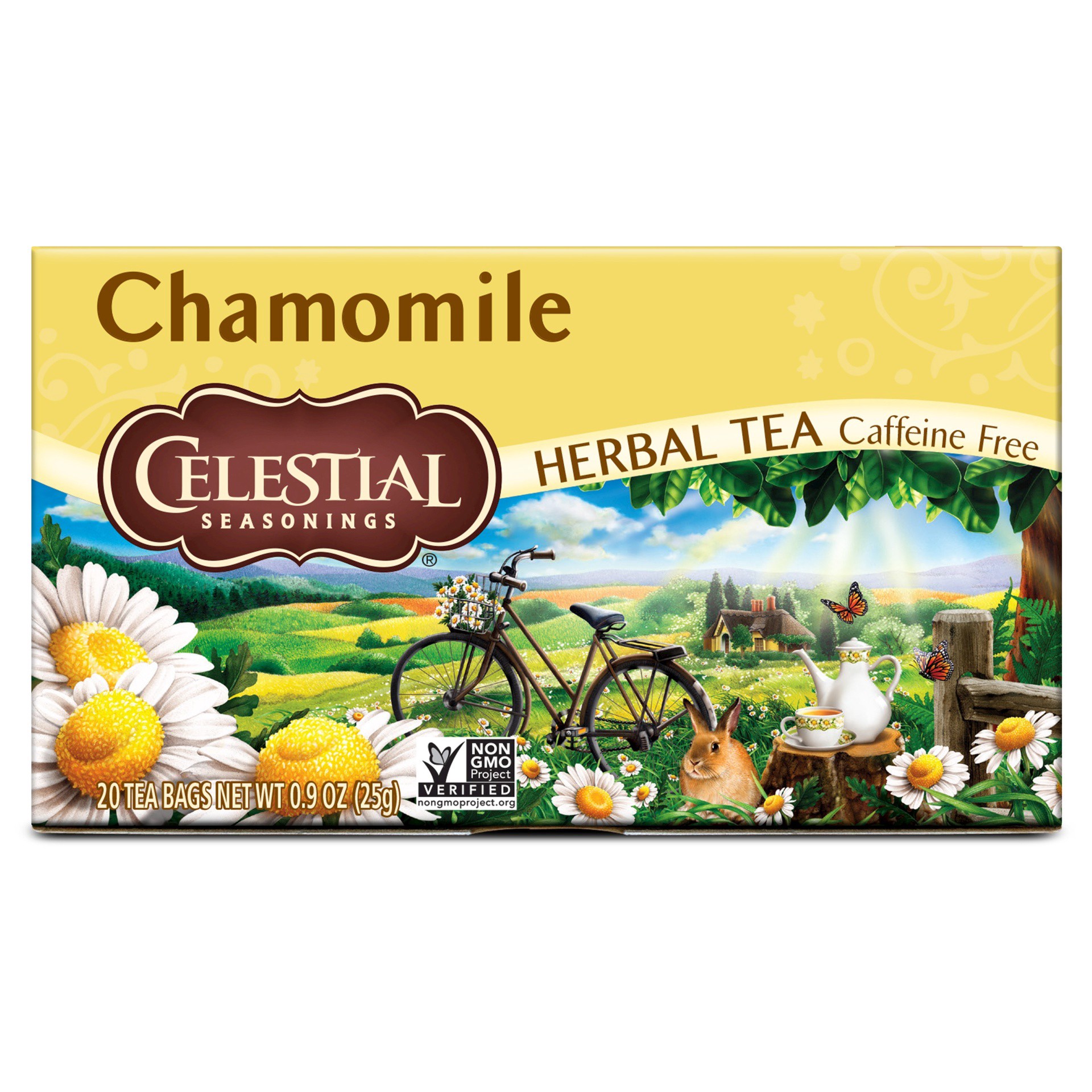 slide 1 of 6, Celestial Seasonings Chamomile Tea, 20 ct