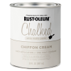 slide 10 of 29, Rust-Oleum Chalked Ultra Matte Paint 329598, Quart, Chiffon Cream, 1 ct