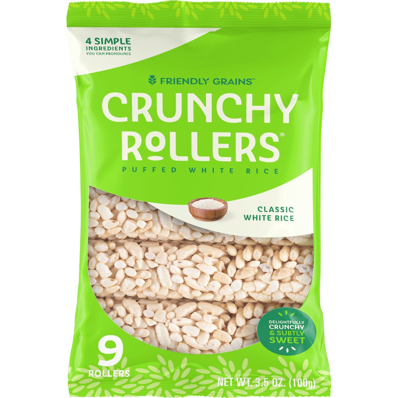 slide 1 of 11, Bamboo Lane Crunchy Rice Rollers, 8 ct