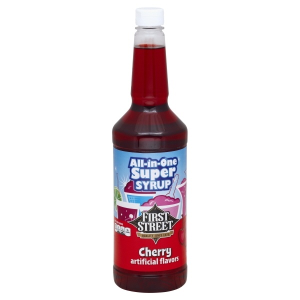 slide 1 of 1, First Street Cherry Syrup - 32 oz, 32 oz