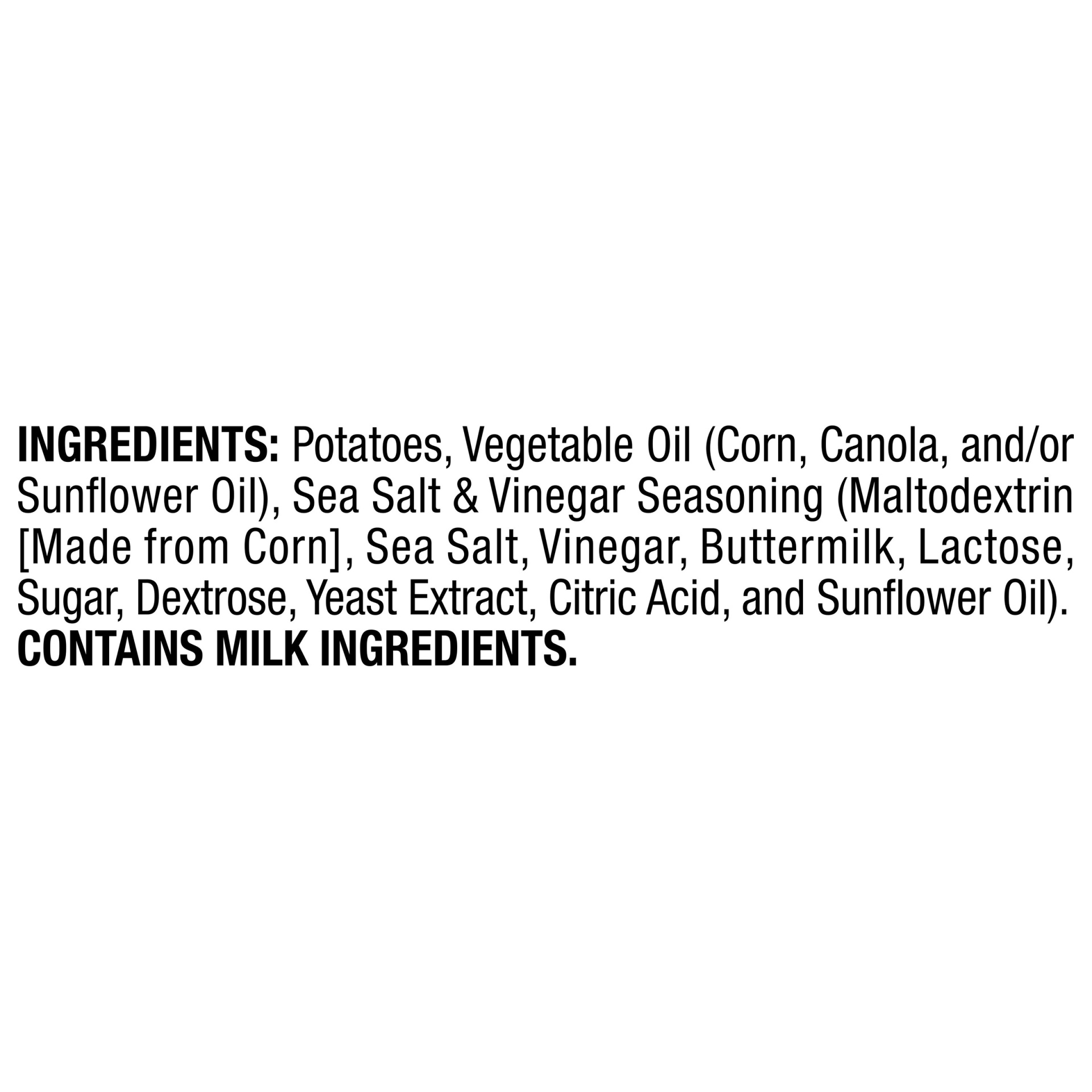 slide 4 of 4, Miss Vickie's Kettle Cooked Potato Chips Sea Salt & Vinegar Flavored 1.375 Oz, 1.38 oz