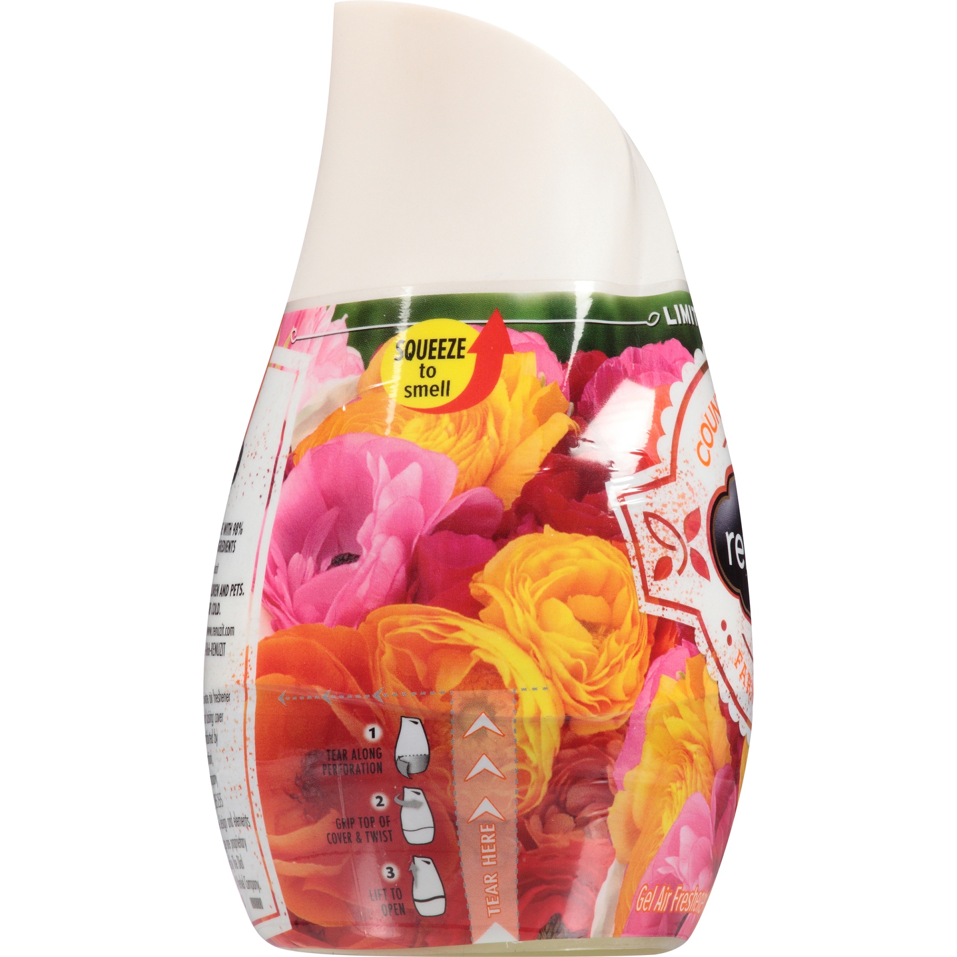 slide 4 of 4, Renuzit Country Poppy Freshener, 7 oz