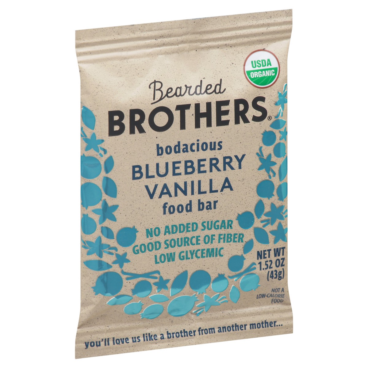 slide 6 of 14, Bearded Brothers Bar Bodacious Blueberry Vanilla Organic - 1.52 Oz, 1.52 oz