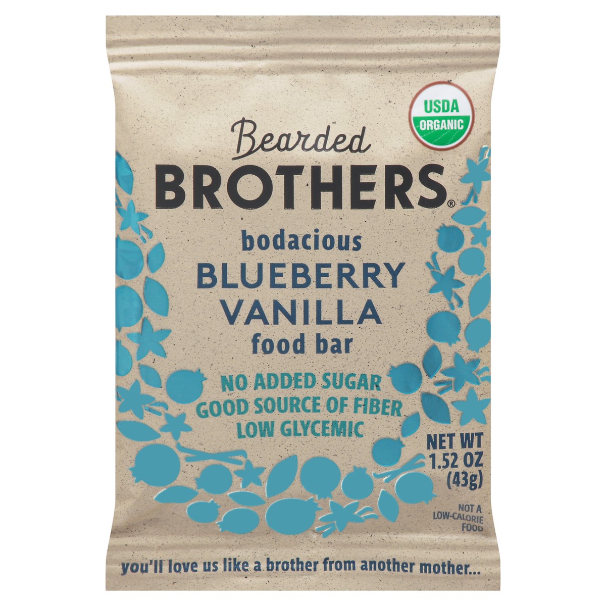 slide 3 of 14, Bearded Brothers Bar Bodacious Blueberry Vanilla Organic - 1.52 Oz, 1.52 oz