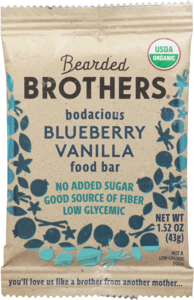 slide 14 of 14, Bearded Brothers Bar Bodacious Blueberry Vanilla Organic - 1.52 Oz, 1.52 oz