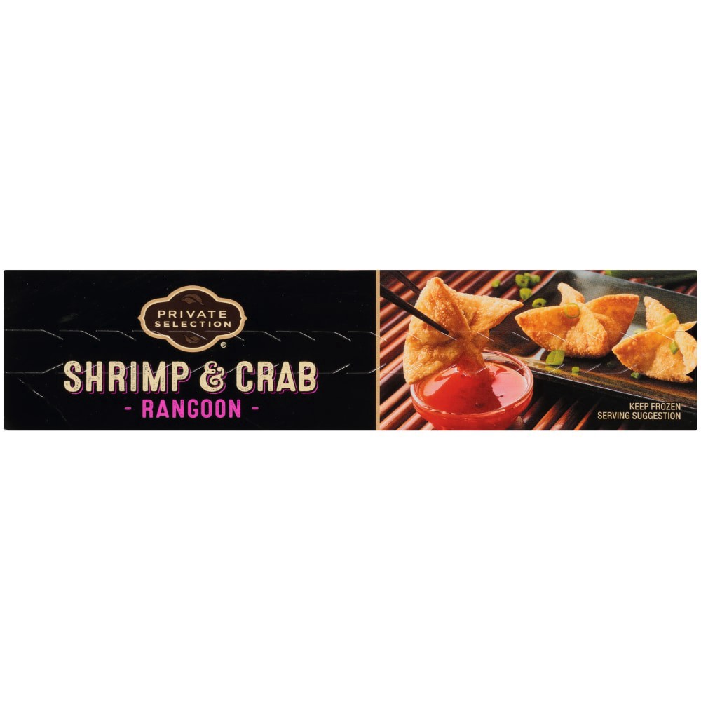 slide 6 of 6, Private Selection Shrimp And Crab Rangoon's With Thai Chili Sauce Frozen Meal, 11.1 oz