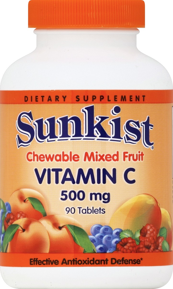 slide 2 of 2, Sunkist Vitamin C 90 ea, 90 ct