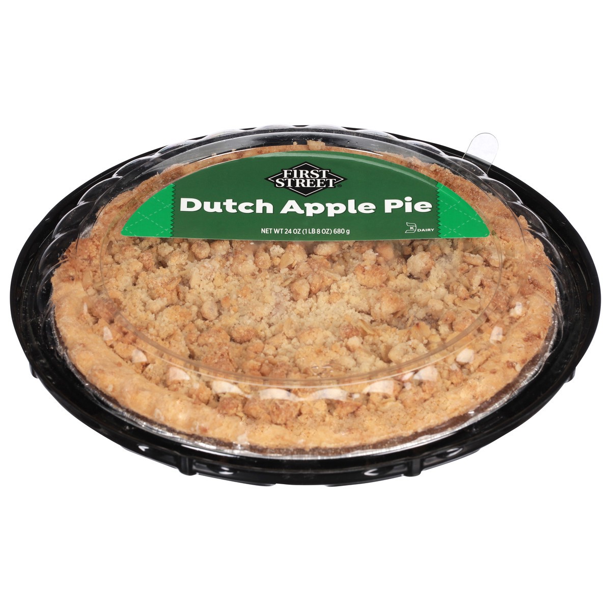 slide 3 of 4, First Street 8 Dutch Apple Pie, 24 oz