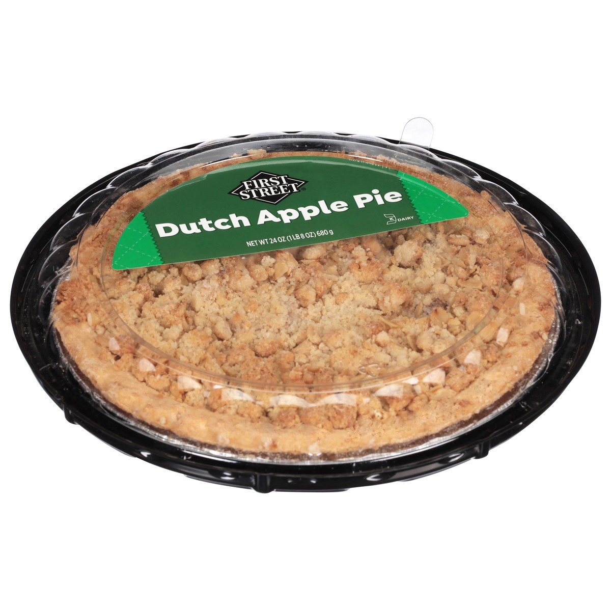 slide 4 of 4, First Street 8 Dutch Apple Pie, 24 oz