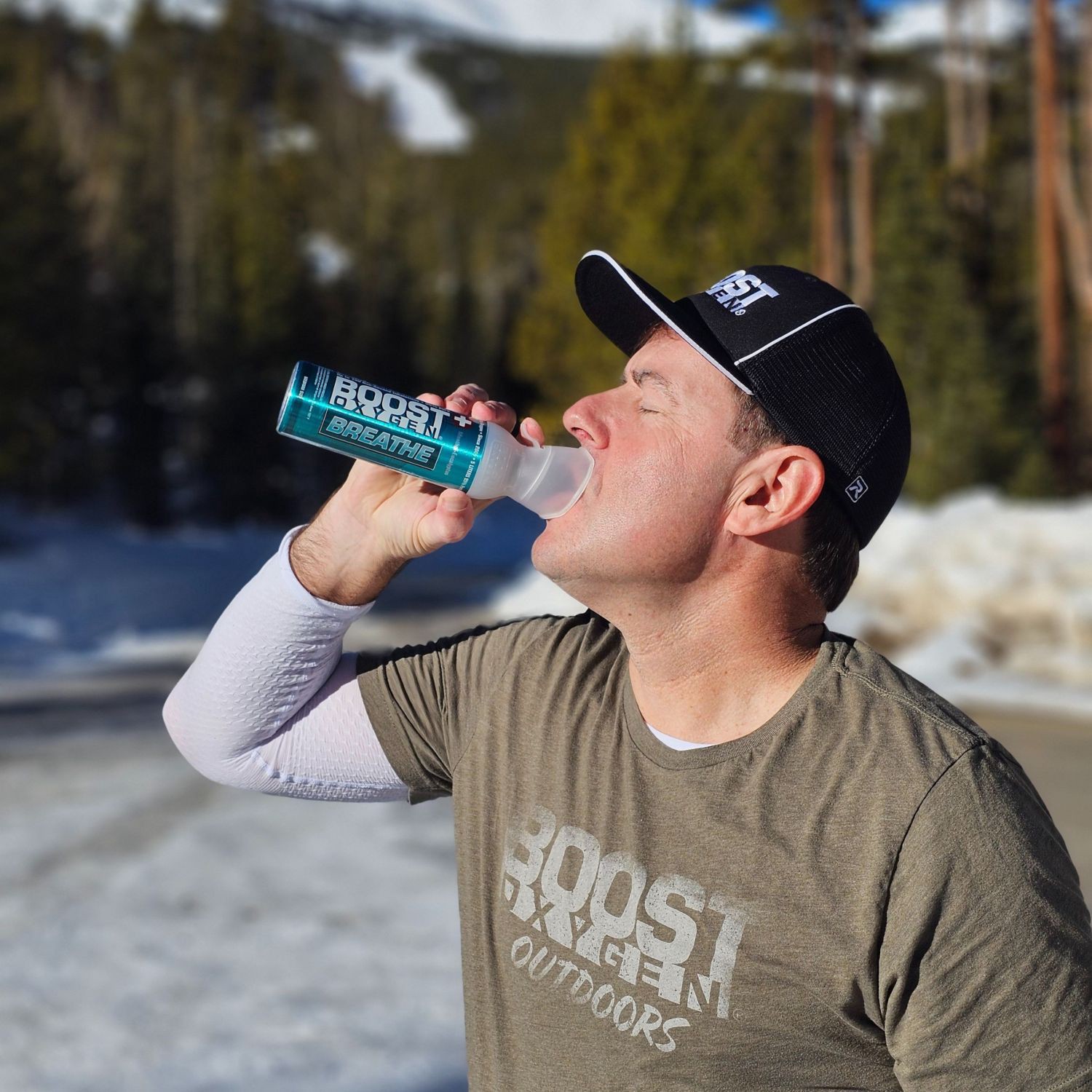 slide 2 of 4, Boost Oxygen Supplemental Oxygen – BREATHE Menthol Eucalyptus 5 Liter, 5 liter