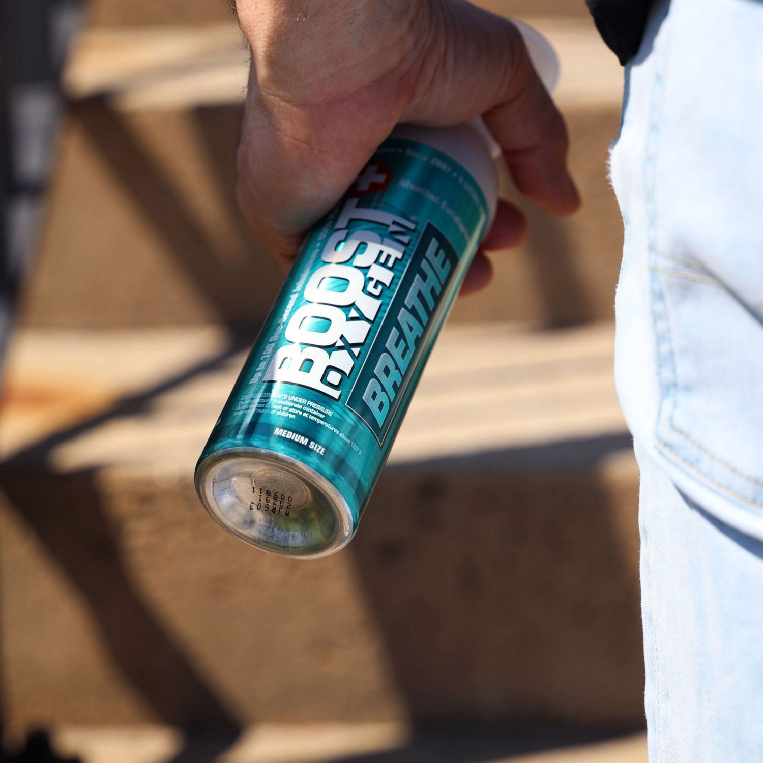 slide 4 of 4, Boost Oxygen Supplemental Oxygen – BREATHE Menthol Eucalyptus 5 Liter, 5 liter