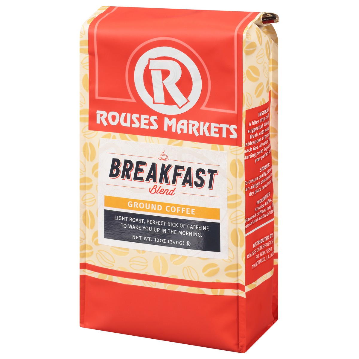 slide 9 of 11, Rouses Markets Breakfast Blend Ground Coffee 12 oz, 12 oz
