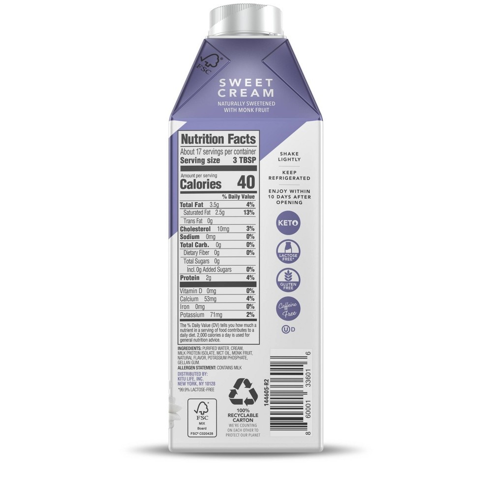 KITU Sweet Cream Super Creamer 25.4 oz Shipt