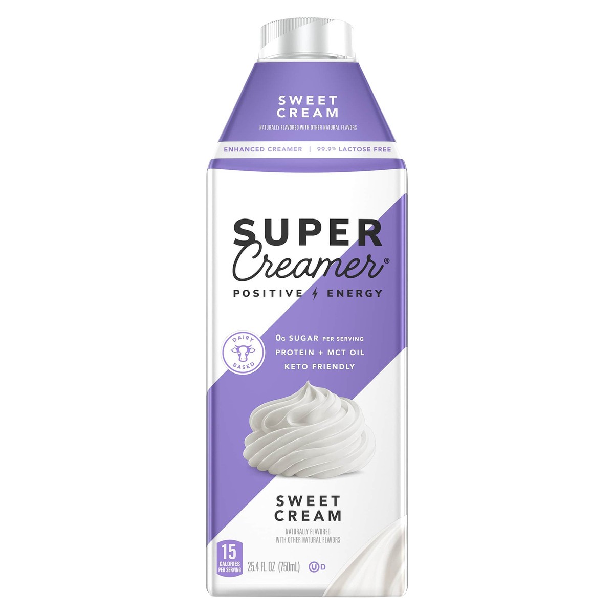 slide 1 of 7, Super Coffee Dairy Based Sweet Cream Super Creamer, 25.4 fl oz