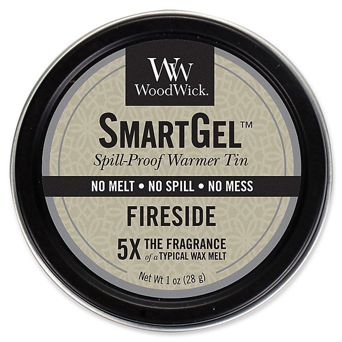 slide 1 of 1, WoodWick SmartGel Fireside Spill-Proof Warmer Tin, 1 ct