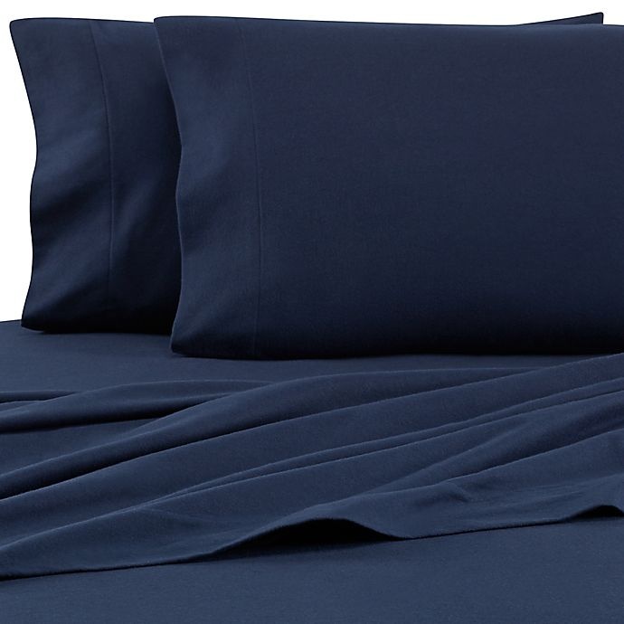 slide 1 of 1, The Seasons Collection HomeGrown King Pillowcases - Navy, 2 ct