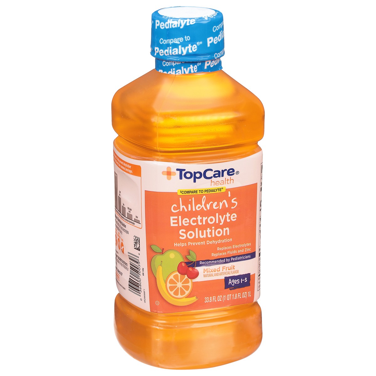 slide 9 of 14, TopCare Health Children's Mixed Fruit Electrolyte Solution 33.8 fl oz, 33.8 fl oz