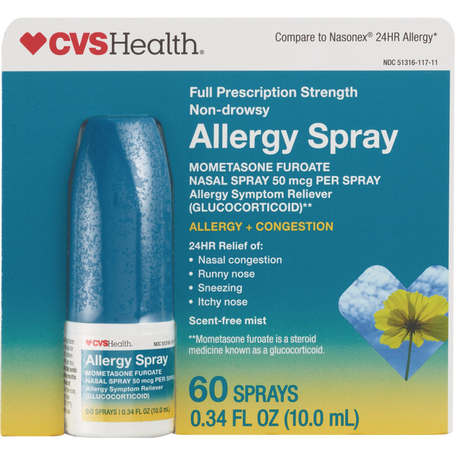 slide 1 of 1, Cvs Health Mometesone Spray, 30 ct