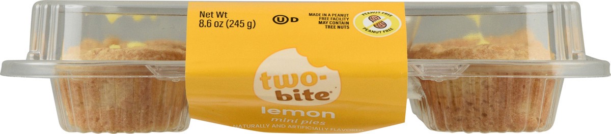 slide 7 of 15, two-bite Lemon Mini Pies 8.6 oz, 8.6 oz