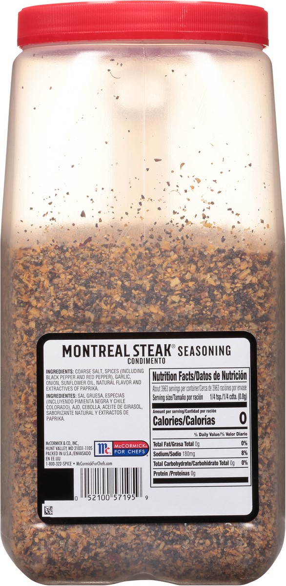 slide 4 of 14, McCormick Grill Mates Montreal Steak Seasoning, 7 lb, 7 lb