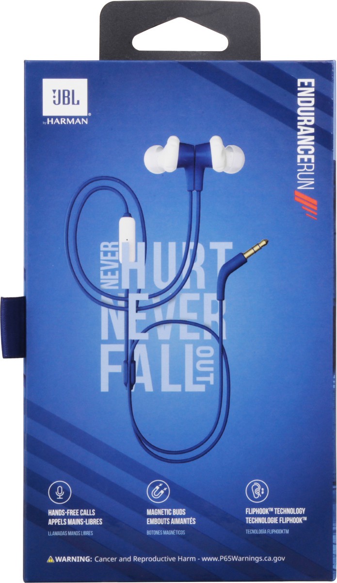 slide 2 of 10, JBL Fliphook Endurance Run Sweatproof Sport Headphones 1 ea, 1 ct