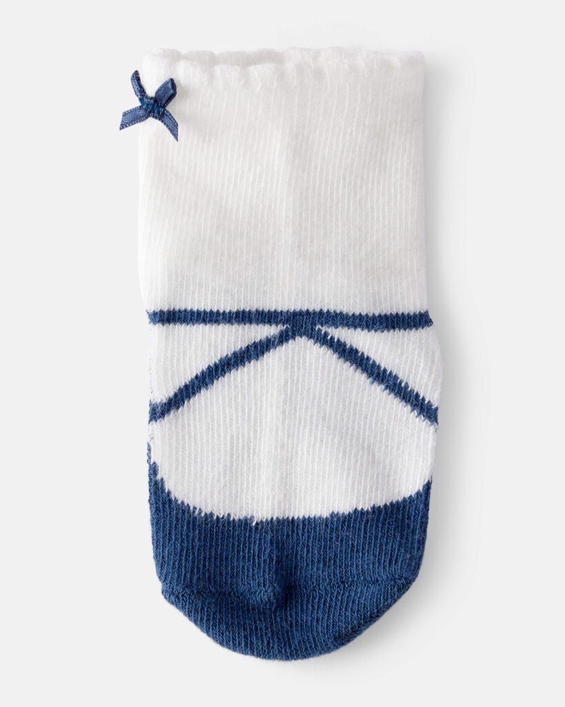 slide 2 of 2, Carter's Baby Girl 6-Pack Ankle Socks Multi 3-12, 1 ct