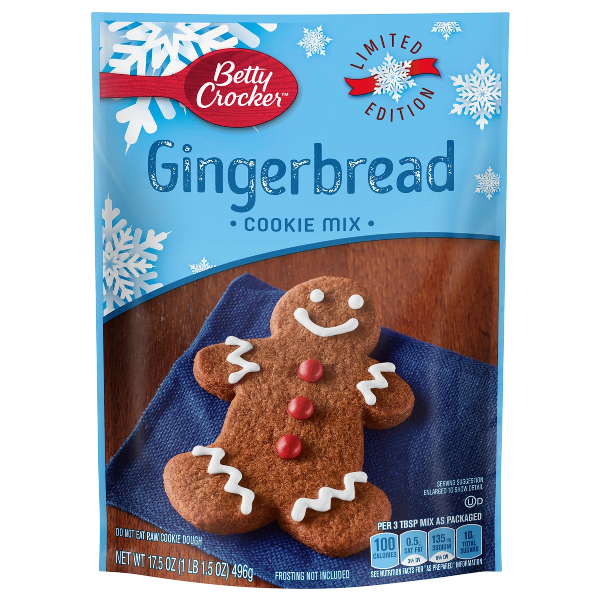 slide 1 of 1, Betty Crocker Gingerbread Cookie Mix 17.5 oz, 17.5 oz