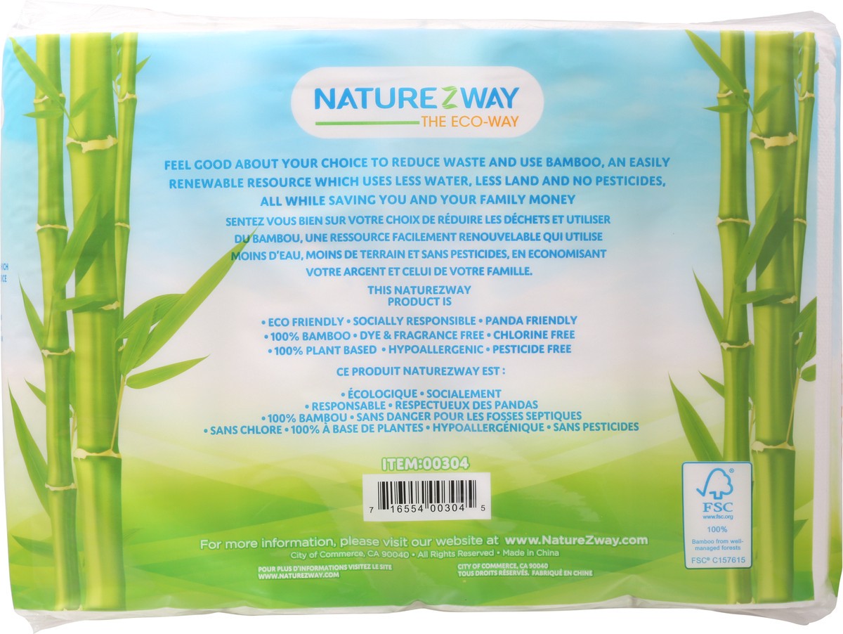 slide 6 of 12, Naturezway Paper Towels, Bamboo, Mega Roll, 2-Ply, 4 ct