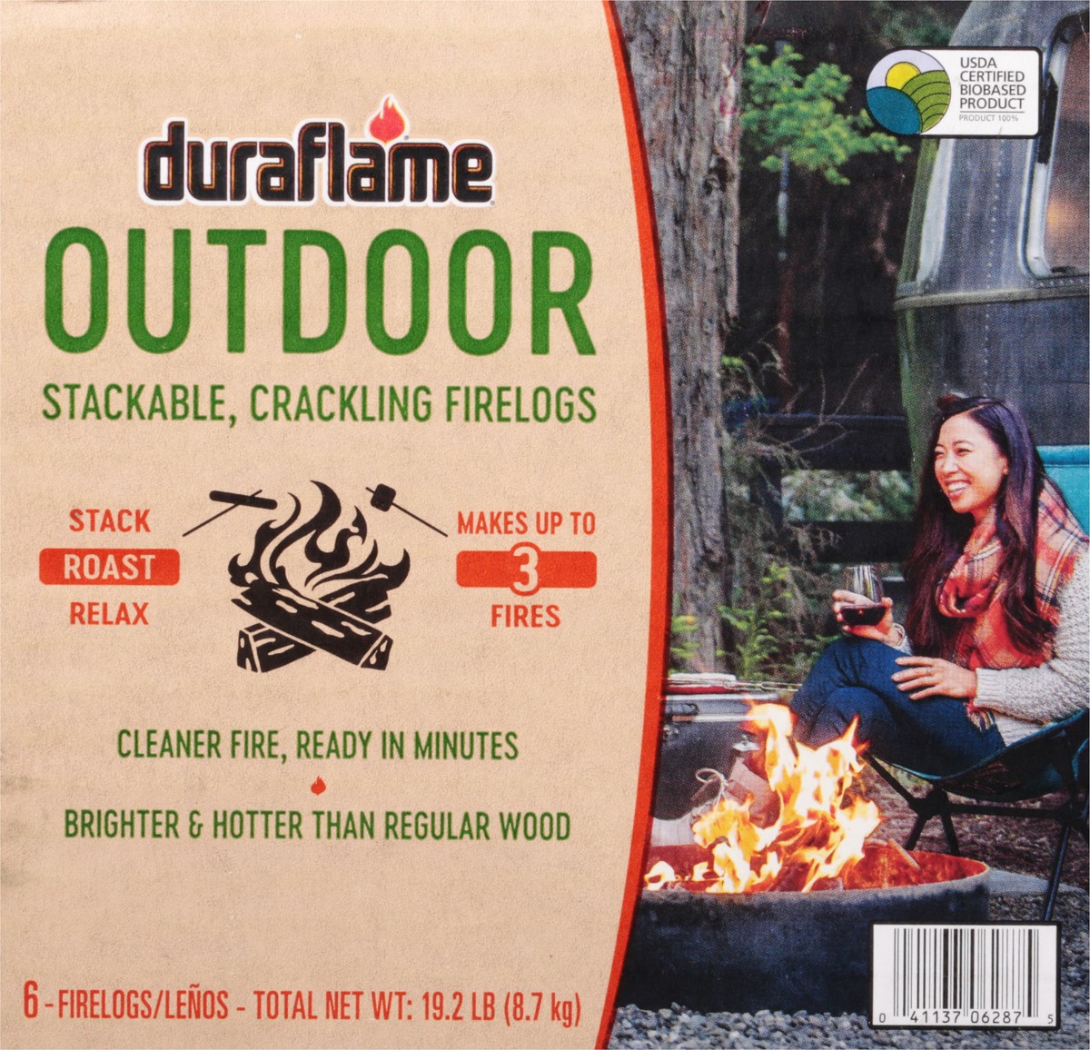 slide 3 of 11, Duraflame Outdoor Firelogs, 6 ct; 3.2 lb