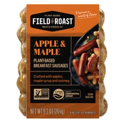 Field Roast Breakfast Sausage, Plant-Based, Apple & Maple