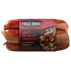Field Roast Sausages, Plant-Based, Spicy Mexican Chipotle