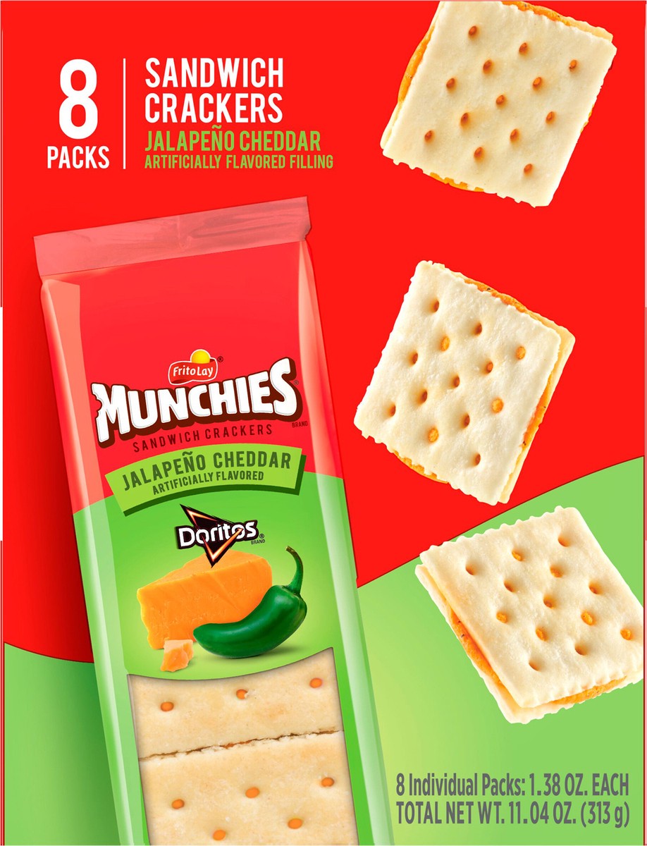 slide 9 of 9, Munchies Sandwich Crackers, 1.38 oz