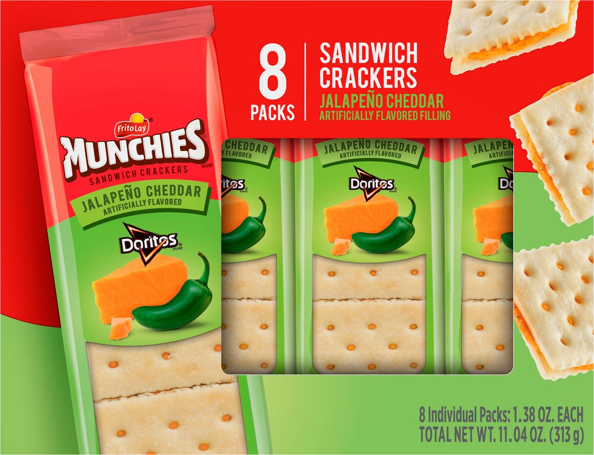 slide 2 of 9, Munchies Sandwich Crackers, 1.38 oz