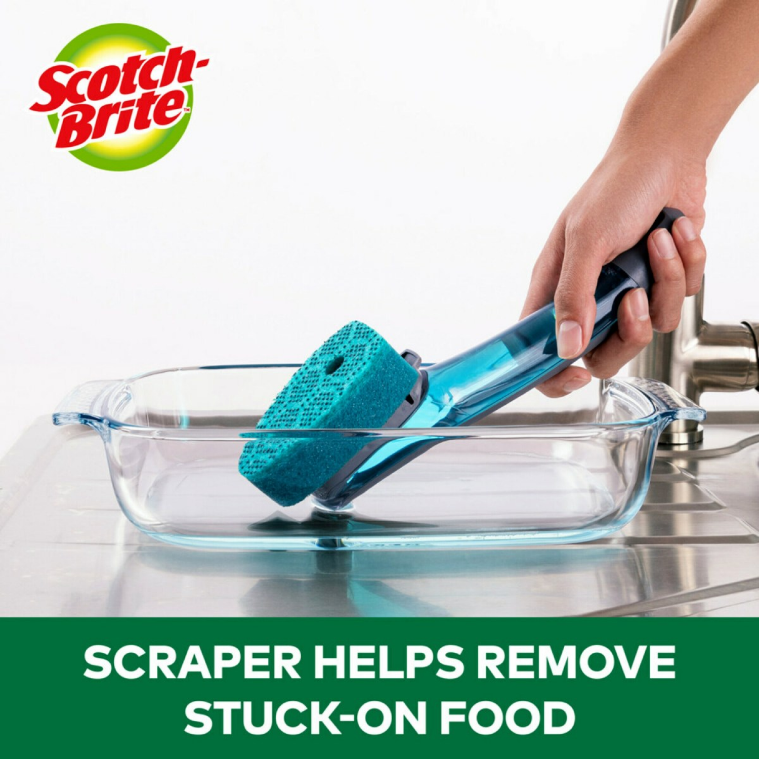 slide 5 of 5, Scotch-Brite Soap Control Heavy Duty Dishwand 1 Each, 1 ct