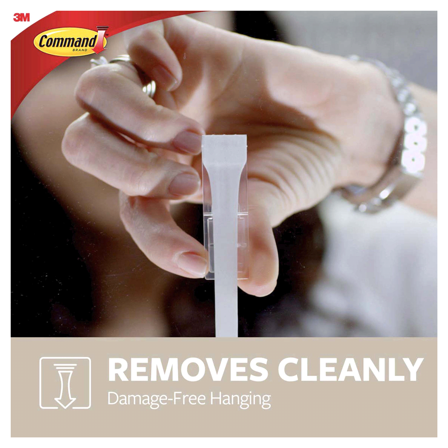 slide 2 of 5, Command Large Brushed Nickel Double Hook, 1 ct