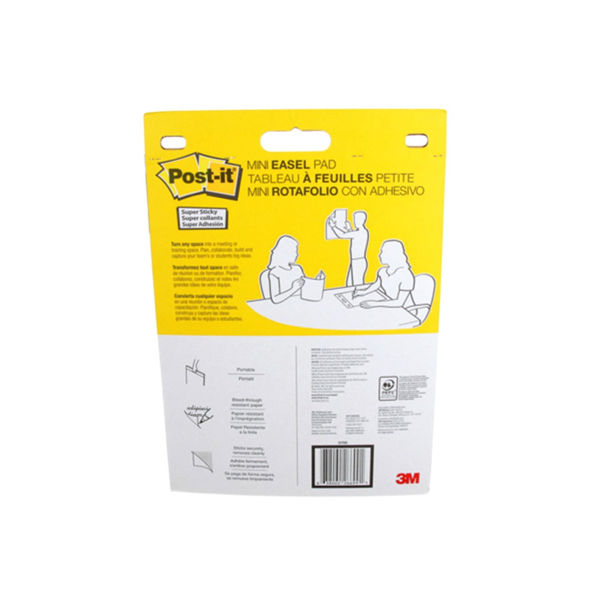 slide 2 of 2, Post-it 15"x18" Super Sticky Mini Easel Pad, 1 ct