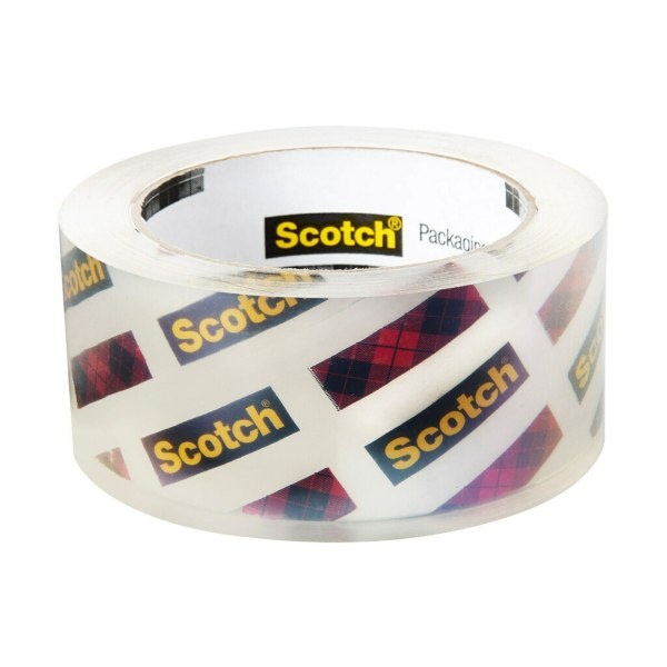 slide 10 of 10, Scotch Box Lock Shipping Packaging Tape, 1-15/16'' X 38.2 Yd, Clear, Pack Of 6 Rolls, 6 ct