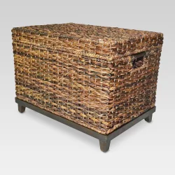 Large Woven Dark Global Storage Trunk - Threshold