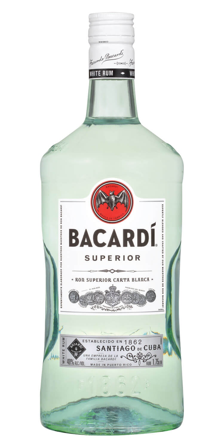 slide 1 of 1, Bacardi Superior Light Rum, 1.75 liter