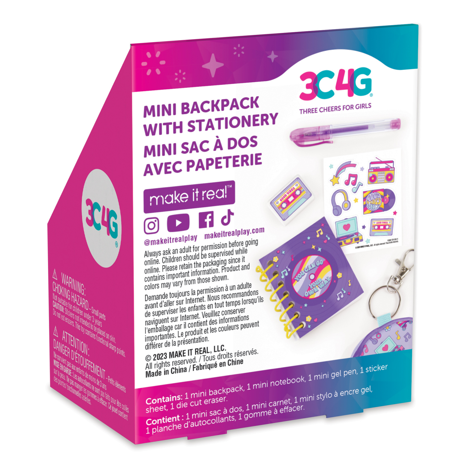 slide 8 of 8, Mini Backpack Stationary- Gamer, 1 ct