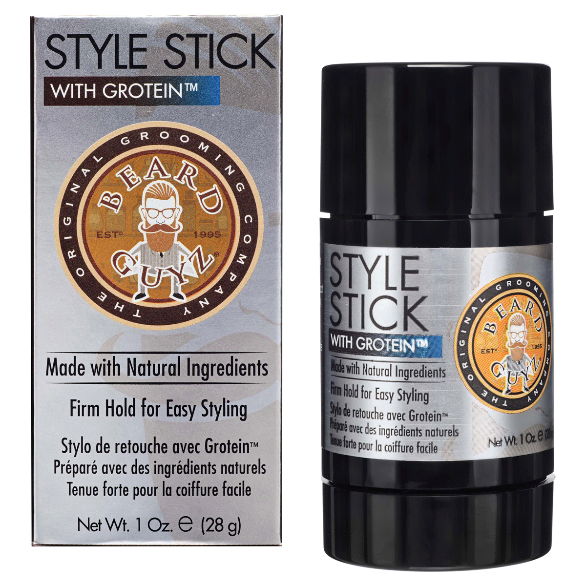 slide 1 of 1, Beard Guyz Style Stick with Grotein, 1 oz