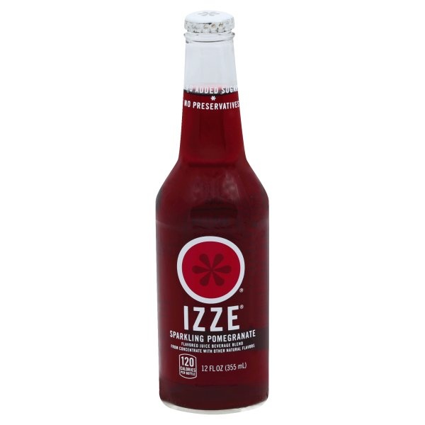 slide 1 of 1, Izze Pomegranate Sparkling Beverage - 12 fl oz, 12 fl oz